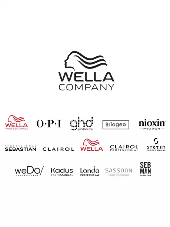 Logo of Wella Company and other brands